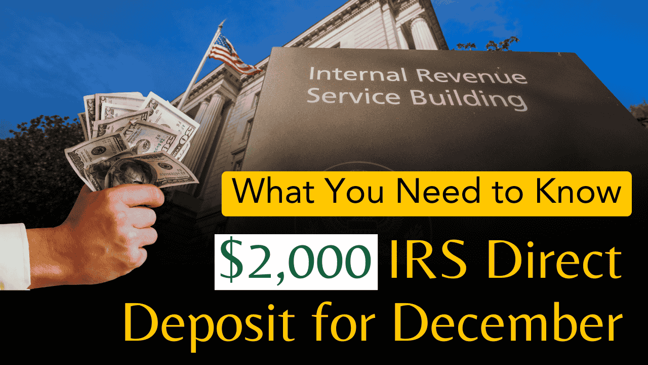 2000 IRS Direct Deposit for December