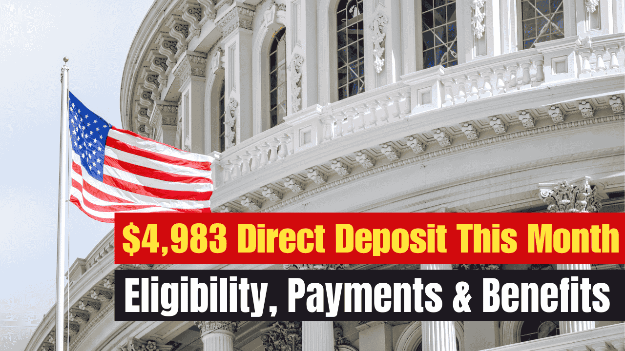 $4,983 Direct Deposit